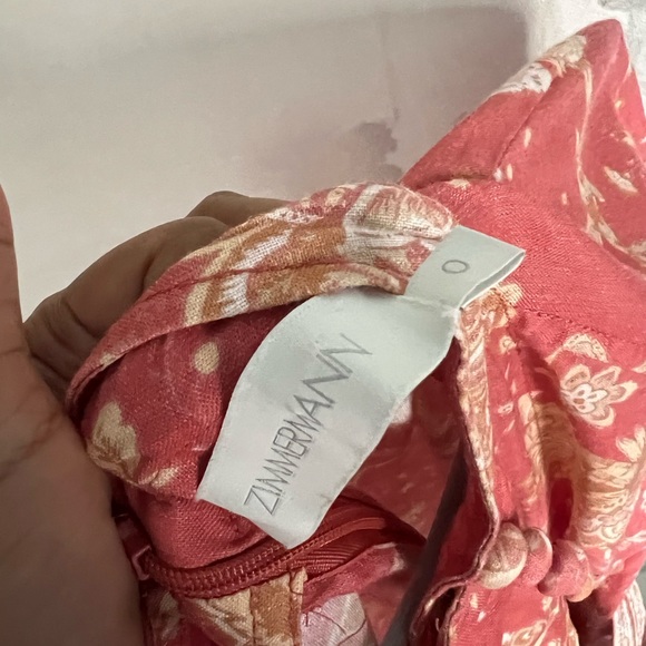 ❌🚫SOLD🚫❌ Zimmermann Veneto Border Short Dress - Picture 12 of 14